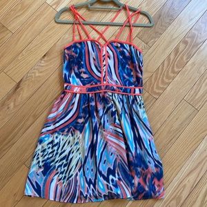 Sugarlips Colorful Strappy Sundress, Size M